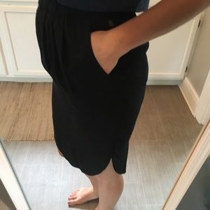 Madewell skirt - high waisted in black